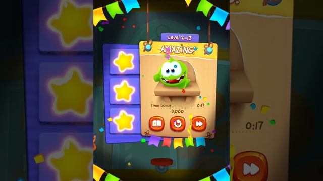Cut the Rope Remastered: 2. Experiments Complete 3 Stars, Apple Arcade Walkthrough