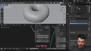 Beginner Blender 4.0 Tutorial - Part 6_ Geometry Nodes(Уроки по Blender, урок 6)