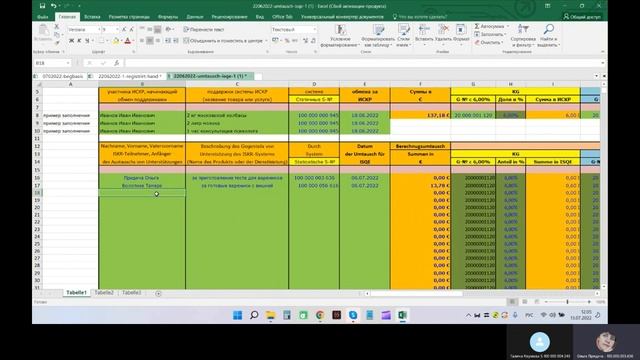 Инструкция по работе с таблицами переводов искр для Центров Распределения смотреть онлайн