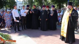 Лития по погибшим защитникам Орла в Сквере Танкистов, 05.08.2017