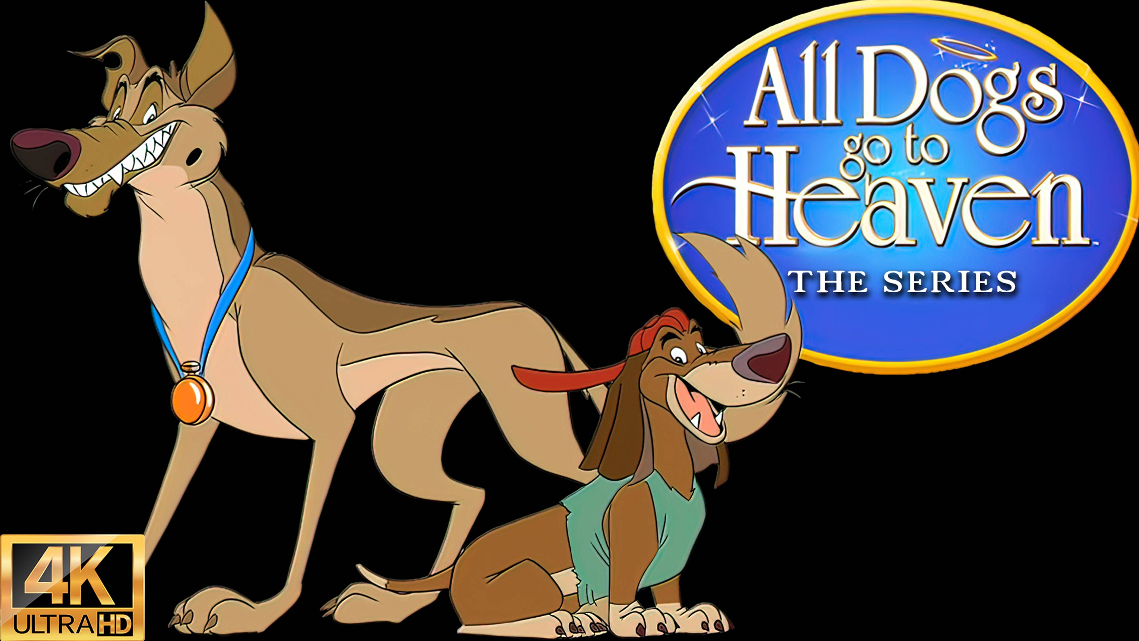 Все псы попадают в рай / All Dogs Go to Heaven (TV series) [Заставка 4K]