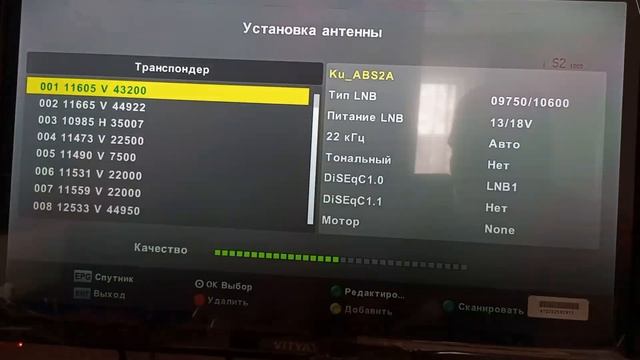 ABS 2/2A Ловим бесплатные каналы со спутника в 2024 году