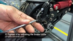 How to Adjust Hero S8 electric scooter  JAK brakes
