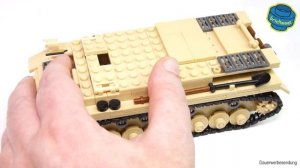 Sluban B0693 Small WW2 Tank A + B Model - Speed Build Review