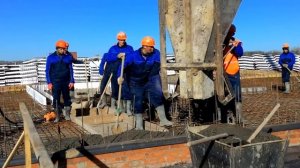 Стройка дома в районе "Аэропорт" в Костанае