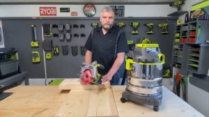 Ryobi R18WDV-0 18V Våt- og tørrstøvsuger