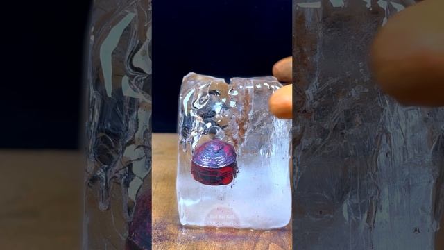 Different shapes of Copper Metal vs Ice 🧊😱#satisfying #asmrsounds #experiment #science #rhcb #ice
