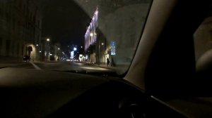 Ночная Москва перед Новым. 2017 Годом.Кремль и Калининский проспект.