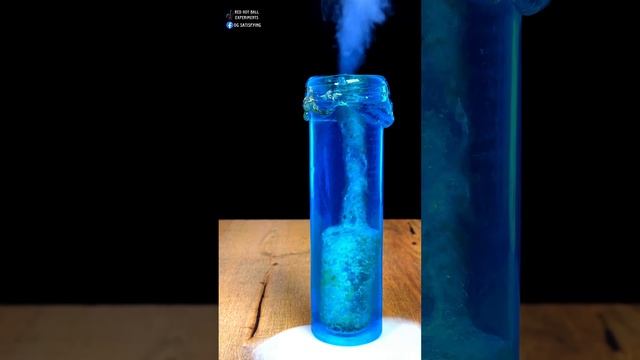 Experiment 1000°C Red Hot Copper Cylinder vs Slime 😱#satisfying #experiment #science #slime