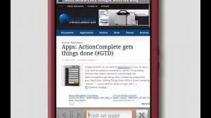 Android Cupcake  web and UI changes