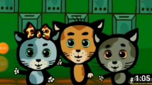 три котёнка танцуем с котятами!(часть 4)