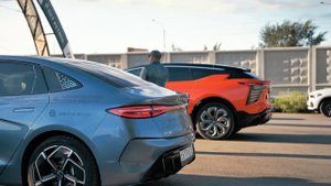 AUDI S8 vs AMG C43 vs BMW M4 + AUDI TT st.4 vs BMW M5 Comp + Skoda A7 450 hp + Volga UZ-FE