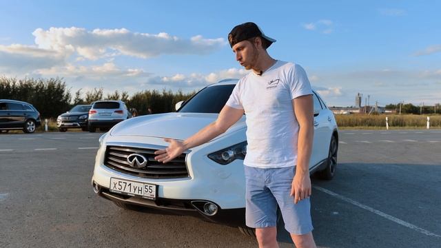 BMW X5 4.8 vs ML500 Mercedes vs FX37 Infiniti vs AUDI Q7 4.2 смотреть онлайн