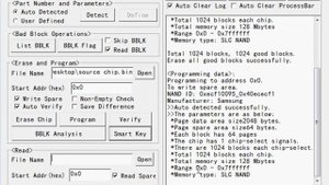 Программатор ProMan NAND NOR FLASH program target chip without bad block