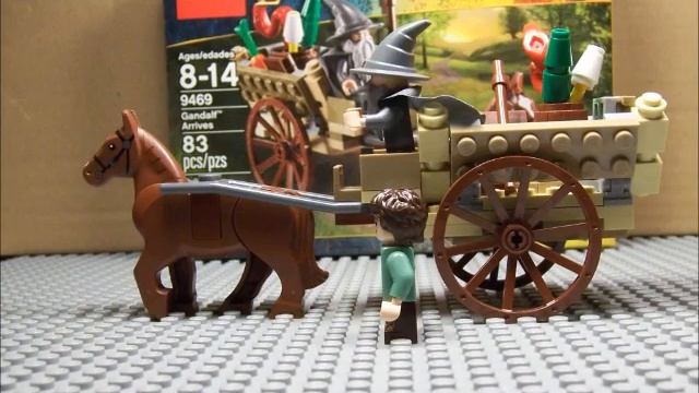 Lego Lord Of The Rings: 9469 Gandalf Arrives in stop motion смотреть онлайн