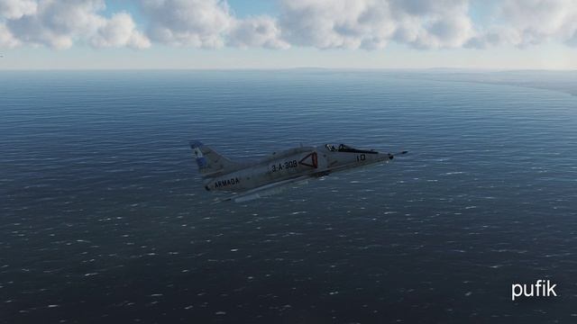 DCS Commmunity A-4E-C Mod первый вылет