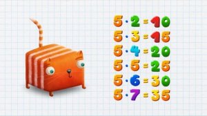 Развлечёба. Интерактивный и познавательный мультик для детей. Про умножение на 5