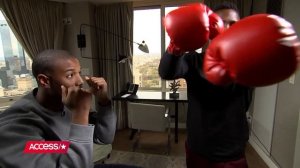 'Creed II' Star Michael B. Jordan Shows Access' Scott Evans Some Killer Boxing Moves | Access