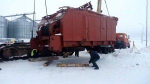 Демонтаж повротной части крана СКГ63/100