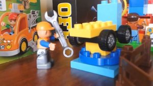 Lego-Duplo Лего-Дупло заправочная станция мультфильм для детей