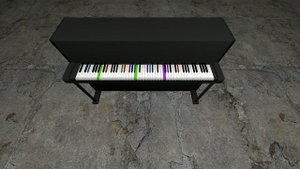 Bad Apple midi piano player