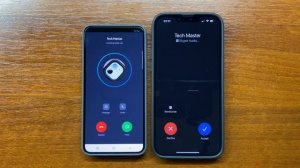 Samsung S22 vs Apple iPhone 13 PM SKYPE Incoming Call (Android 12, iOS 15.6)