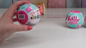 LOL Surprise Miniature Collection Unboxing and Comparison with Mini LOL Surprise Dolls.