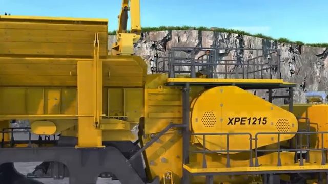 XCMG XPE1215 Mobile Jaw Crusher