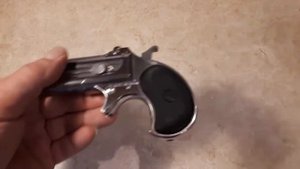 Обзор пневматического пистолета ASG Marushin Derringer (Remington model 95) 6 мм GG Airsoft. Отстре