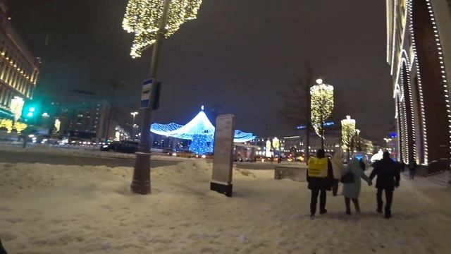 Прогулка по предновогодней Москве/Центральный детский магазин смотреть онлайн