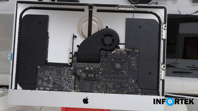 iMac 27" 5K A1419 Mid 2017 Display replacement change (Reparatur) + Unboxing + Quick tour Infortek смотреть онлайн