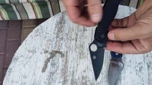 Spyderco para3 spy27 против китайской Para3.