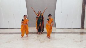 Saunvad School for Performing Arts | Students performing Aai Bhavani Gondhal