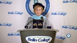 Bellin College May 2020 Commencement prerecorded on campus