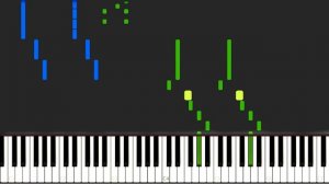 Touhou - Bad Apple Piano Tutorial (Sheet Music + midi)