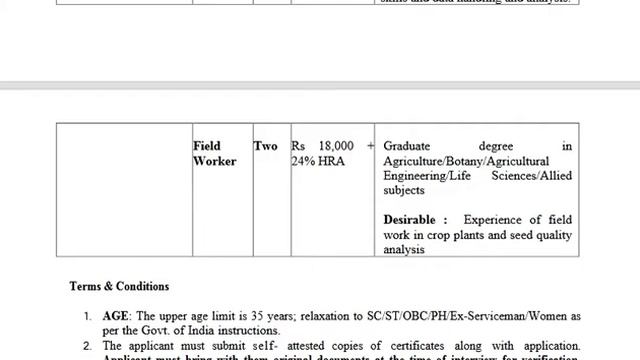 IARI (पूसा) के Div. of Seed Sci and Tech. में JRF & Field Worker की नौकरी Salary=38440/month