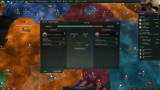 Let's Play: Stellaris, Sun Fox Confederacy, Part 016: Wars Of Confusion (3/5) смотреть онлайн