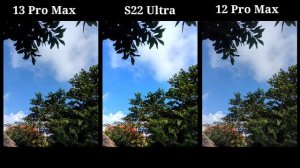 Samsung S22 Ultra Camera test vs iPhone update series 2022