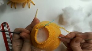 Как связать цыпленка крючком. Цыпадрипа часть 4