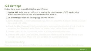 Enabling LDAC on iPhone