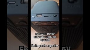 Bocina portátil marca Great Nice modelo GTS-1345 (unboxing y test de audio)