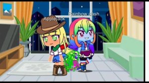 The tomboys(Rainbow dash and applejack) is fart on pinkie pie