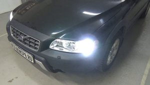 VOLVO XC70 2007 -Замена пластиковых стёкол на стеклянные + HPL Crossfire