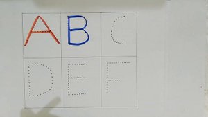 How to Write abcd | abcd | A for apple | B for ball | Alphabets | English Varnamala | 3
