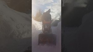 Cнегоуборщик Patriot Сибирь 57 в работе