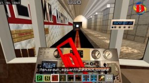 Обзор 1 линии Питера в метро в майнкрафт  с MTPack 4.0. SUBWAY IN MINECRAFT Builds Metro Station