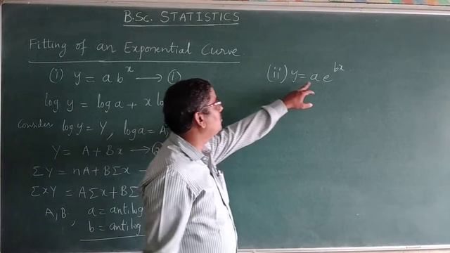 Fitting of an Exponential Curve - BSc Statistics смотреть онлайн
