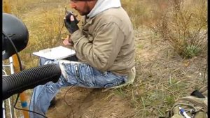 Испытание вертикального УКВ диполя