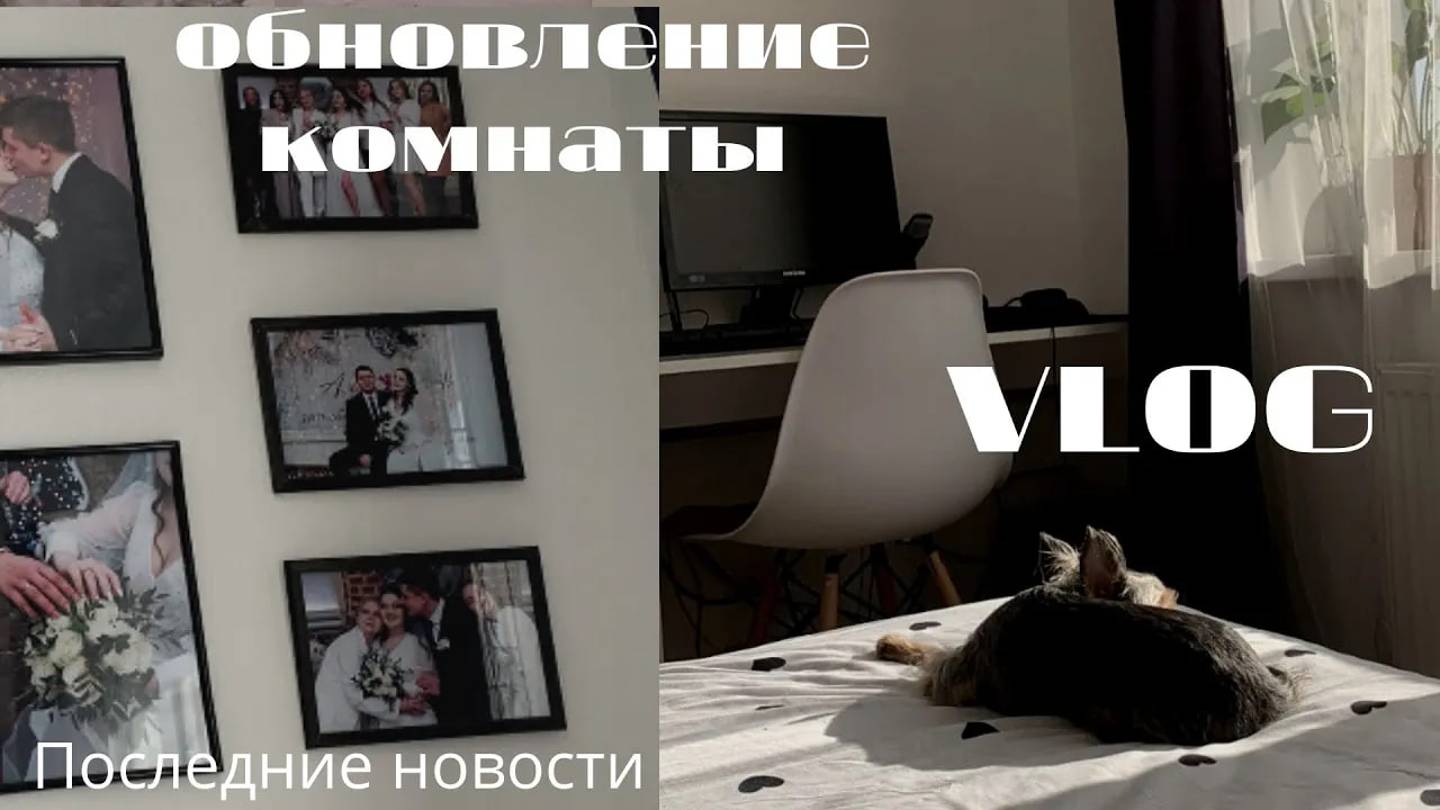 Vlog|обновление комнаты|последние новости