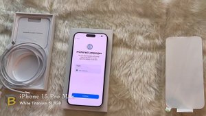 iPhone 15 Pro Max White Titanium 512GB